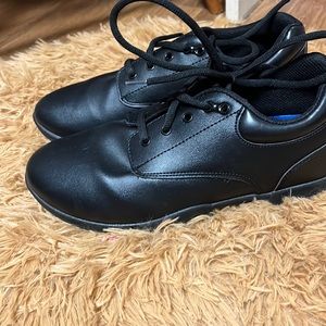 Black marching band shoes; brand new